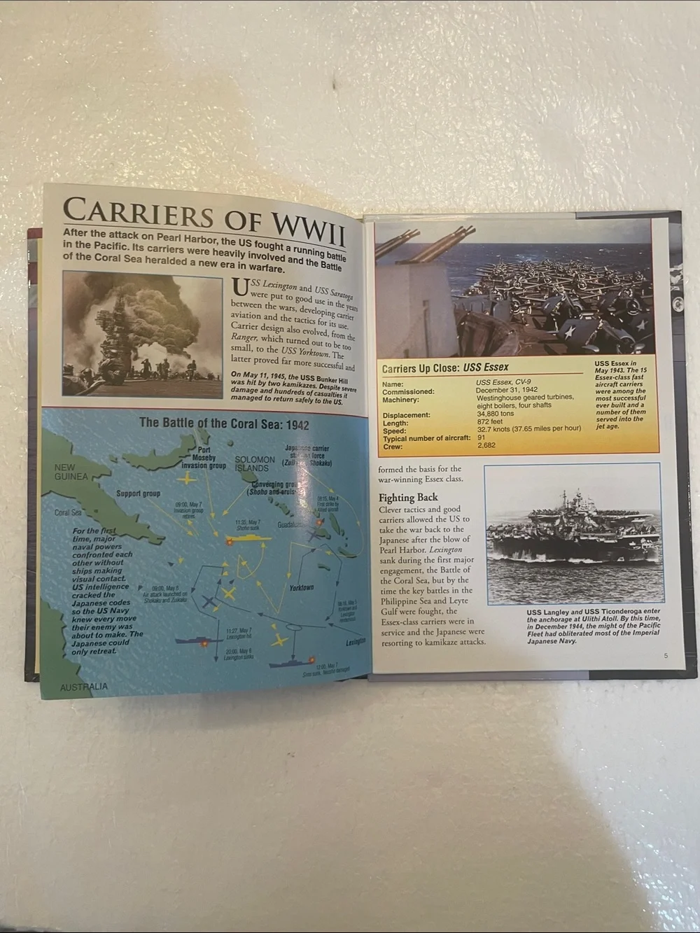 US Navy Carriers DVD and weapons of war hardcover book new